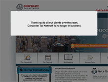 Tablet Screenshot of corporatetaxnetwork.com